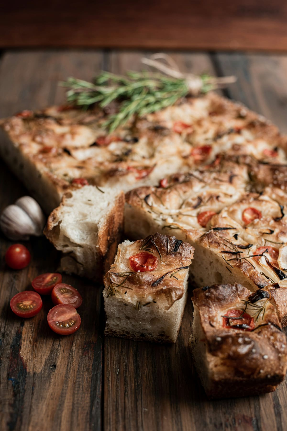 Focaccia med kyckling