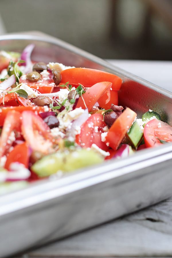 Sallad med kyckling och avokado